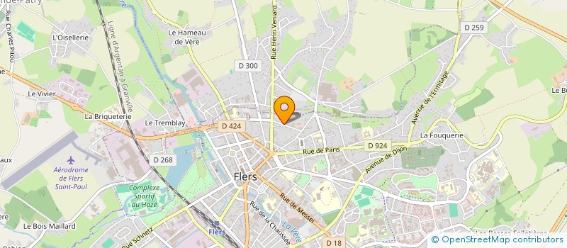 localisation de l'entreprise DELEPORTE ET PERE à FLERS
