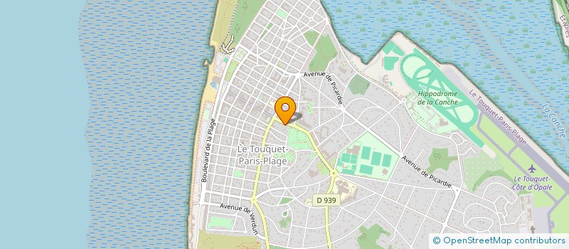 localisation de l'entreprise DELEPOULLE  LE TOUQUET-PARIS-PLAGE