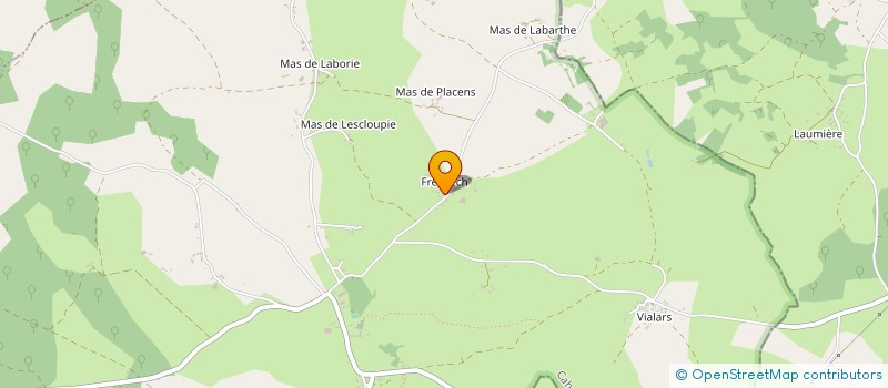 localisation de l'entreprise DELERIS VID'FOSSE à LARAMIERE