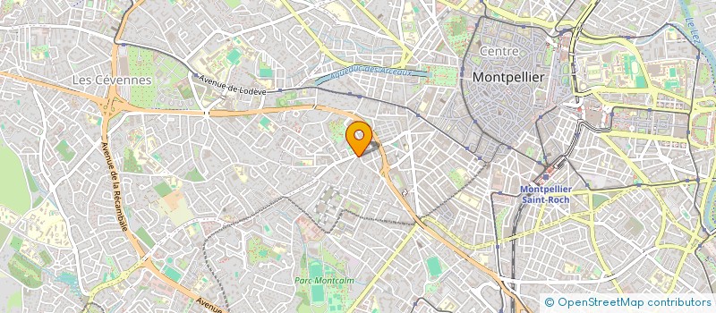 localisation de l'entreprise DELERUE-CALISSANO à MONTPELLIER
