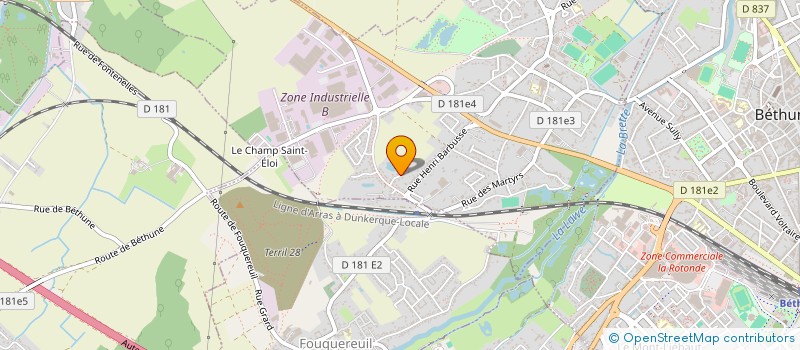 localisation de l'entreprise DELERUE FD  ANNEZIN