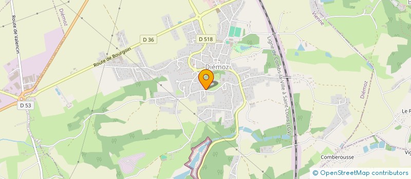 localisation de l'entreprise DELESALLE INDIVISION  DIEMOZ