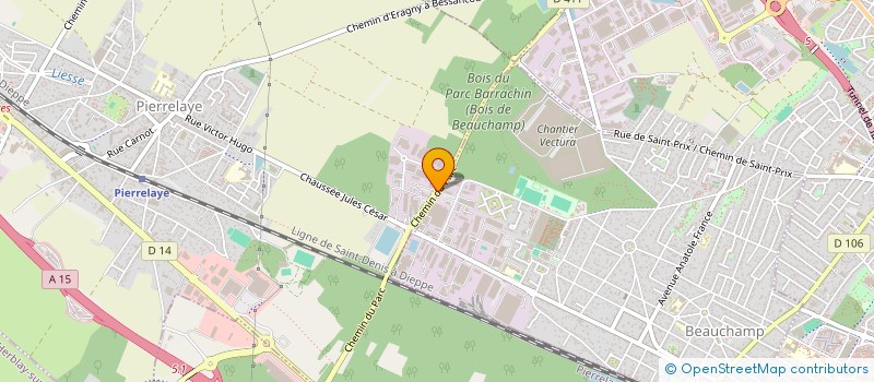 localisation de l'entreprise DELESCLUSE à RUEIL-MALMAISON