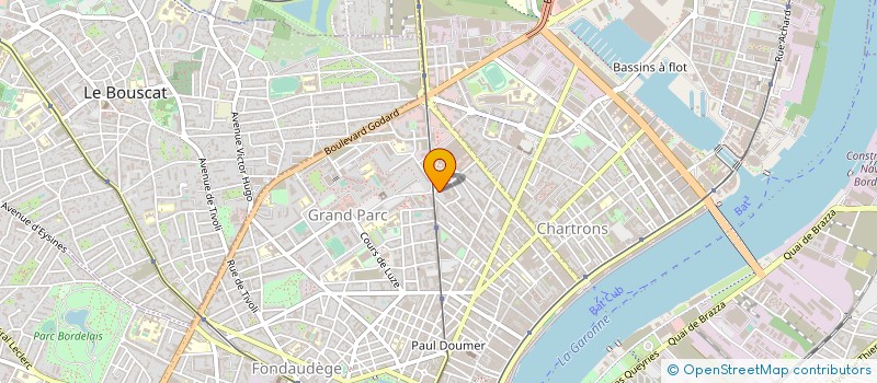 localisation de l'entreprise DELEST COUTURE à BORDEAUX