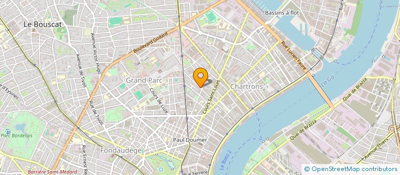 localisation de l'entreprise DELEST COUTURE AMEUBLEMENT  BORDEAUX