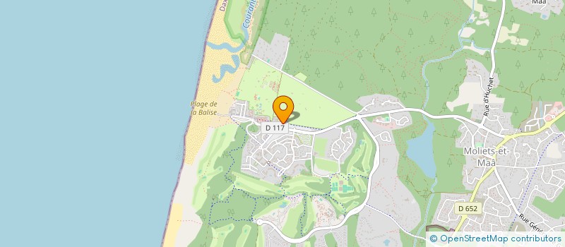 localisation de l'entreprise DELEST ET HARITSCHELAR  MOLIETS-ET-MAA