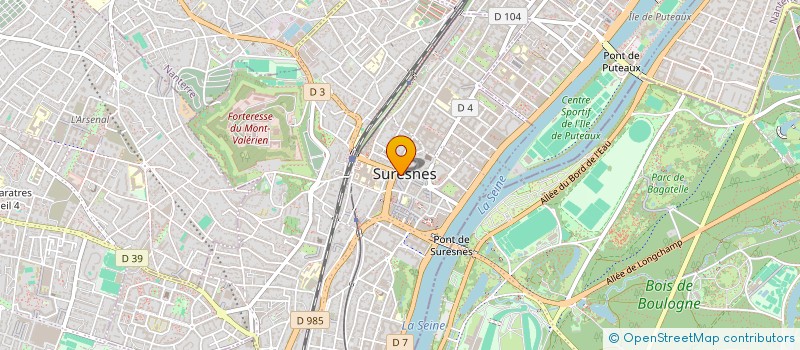 localisation de l'entreprise DELESTEVA 7 à SURESNES