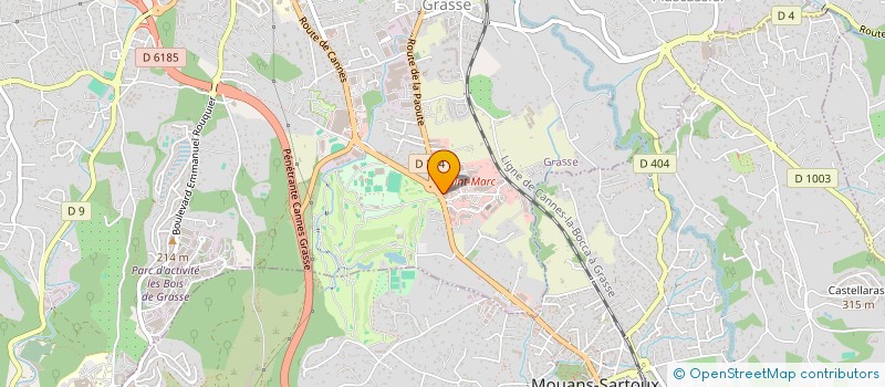 localisation de l'entreprise DELETANG  GRASSE