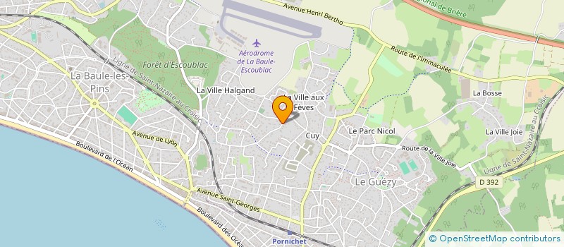 localisation de l'entreprise DELETANG-TEILLON  LA BAULE-ESCOUBLAC