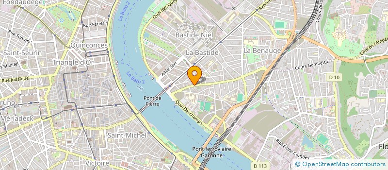 localisation de l'entreprise DELETRE INVEST  LE BOUSCAT