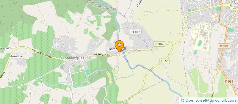 localisation de l'entreprise DELEUZE-ROCHETIN à ARPAILLARGUES-ET-AUREILLAC
