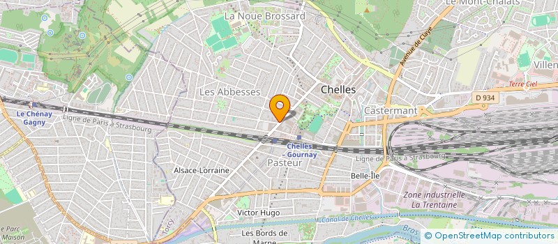 localisation de l'entreprise DELEVE COUVERTURE à CHELLES