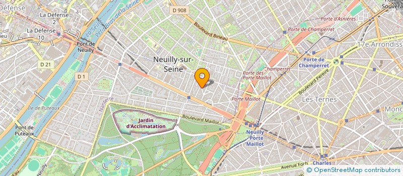 localisation de l'entreprise DELEXE à NEUILLY-SUR-SEINE
