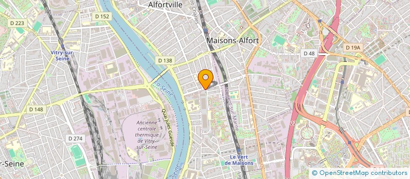 localisation de l'entreprise DELEXEL  ALFORTVILLE