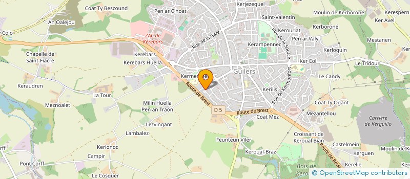 localisation de l'entreprise DELF PATRIMMO  GUILERS