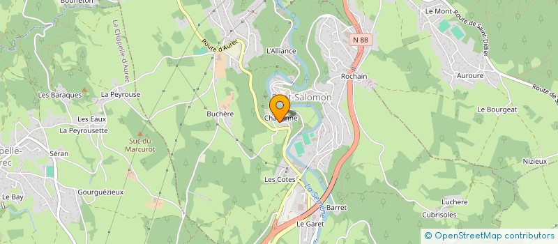 localisation de l'entreprise DELFA3  PONT-SALOMON