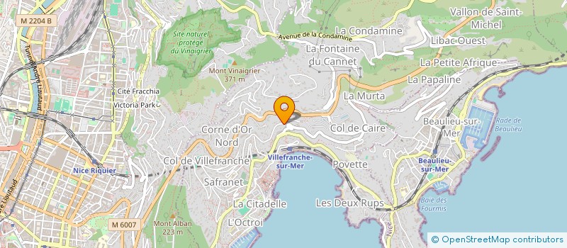localisation de l'entreprise DELFASSY CG CONSULTING à VILLEFRANCHE-SUR-MER