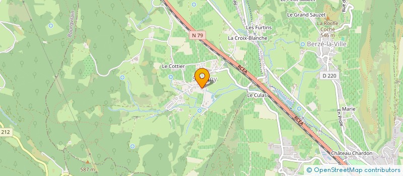 localisation de l'entreprise DELFAUD NICOLAS  SOLOGNY