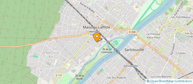 localisation de l'entreprise DELFAVRE BEAUTE INTERNATIONAL à MAISONS-LAFFITTE