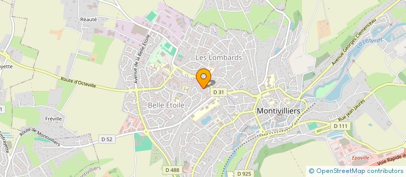 localisation de l'entreprise DELFER  MONTIVILLIERS