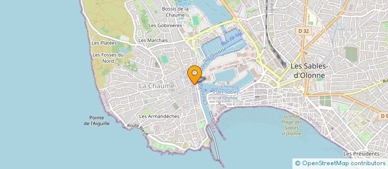 localisation de l'entreprise DELFI à LES SABLES D'OLONNE