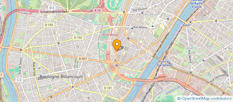 localisation de l'entreprise DELFIMMO à BOULOGNE-BILLANCOURT
