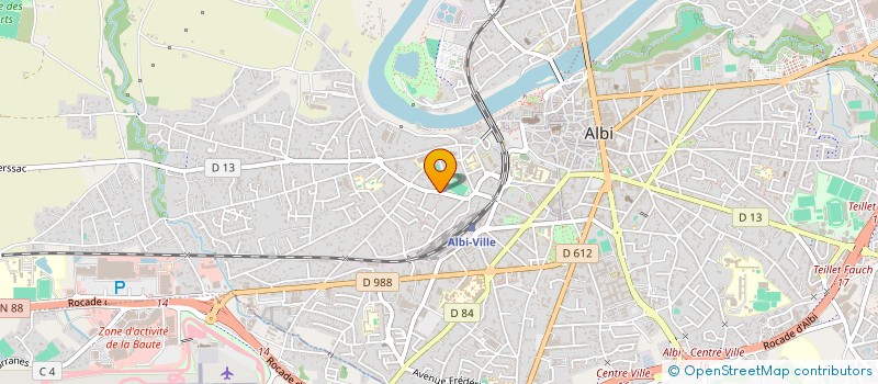 localisation de l'entreprise DELFIN à ALBI