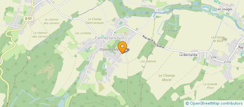 localisation de l'entreprise DELFINANCE  CANNECTANCOURT