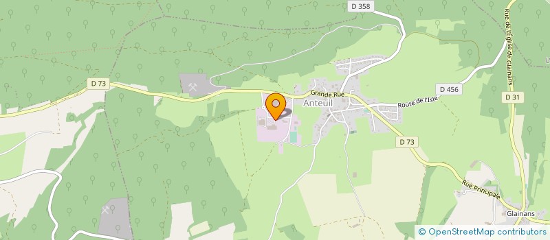 localisation de l'entreprise DELFINGEN  ANTEUIL