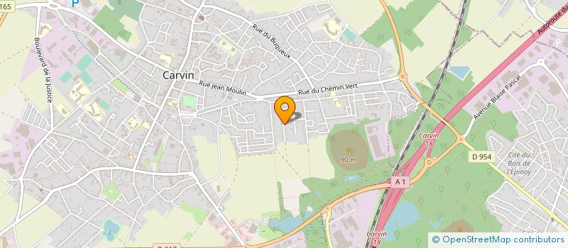 localisation de l'entreprise DELFORGE COUVERTURES  CARVIN