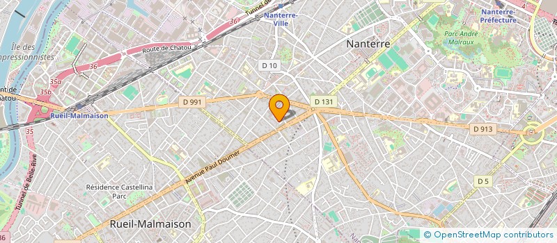 localisation de l'entreprise DELFORGE NDLL  NANTERRE