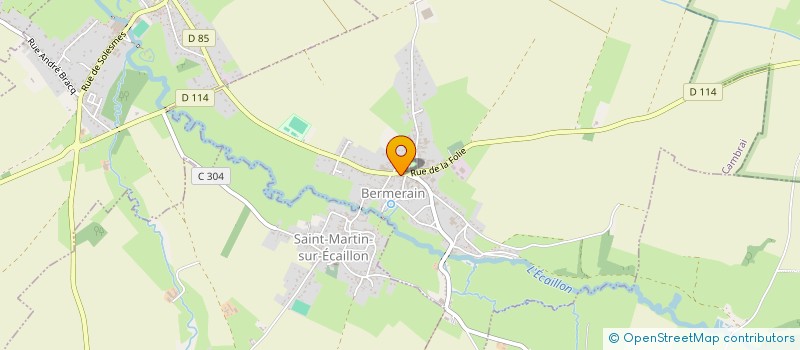 localisation de l'entreprise DELFOSSE à BERMERAIN