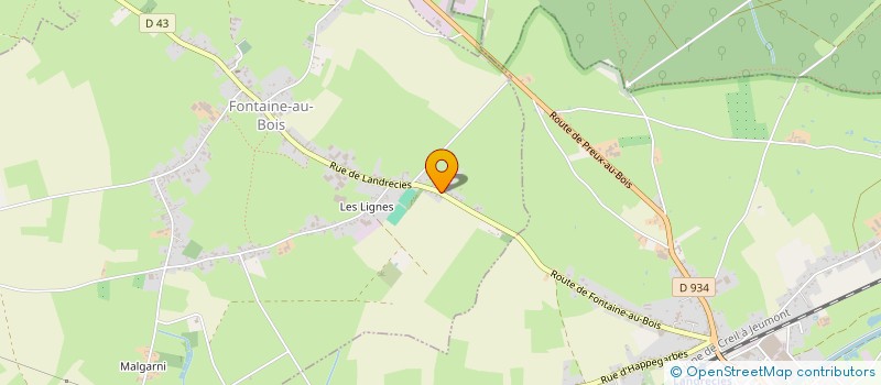 localisation de l'entreprise DELFOSSE CHRISTOPHE à FONTAINE-AU-BOIS