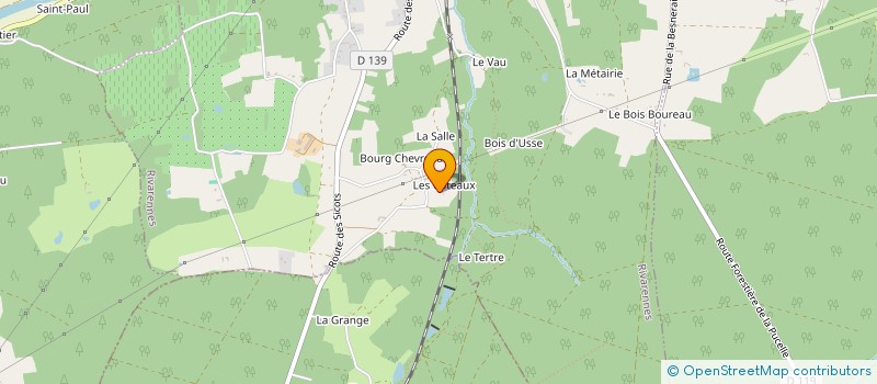 localisation de l'entreprise DELFOSSE FREARD à AZAY LE RIDEAU