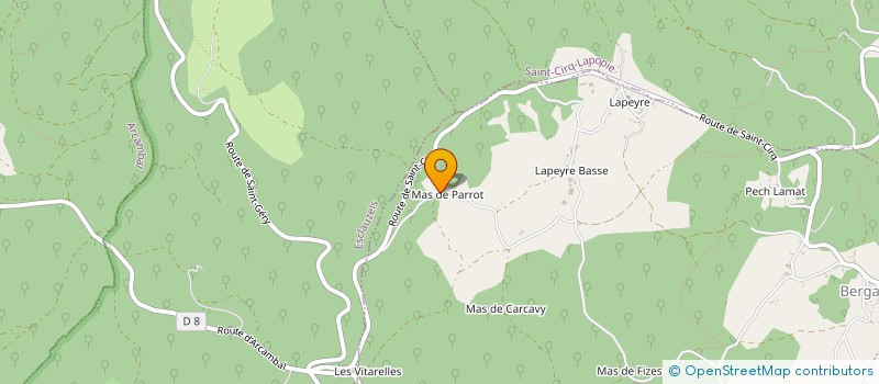 localisation de l'entreprise DELFOUR  SAINT GERY-VERS