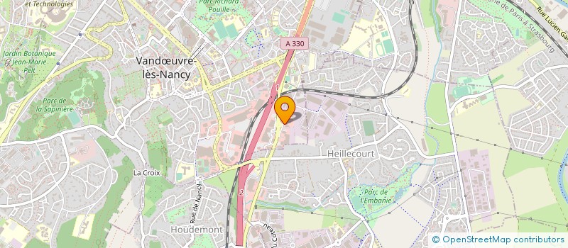 localisation de l'entreprise DELFOUR-RADIOCOMMUNICATION à VANDŒUVRE-LES-NANCY