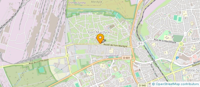 localisation de l'entreprise DELFRITE à DUNKERQUE