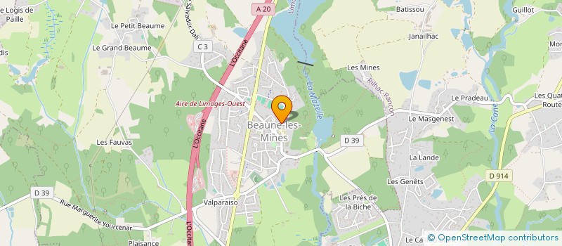localisation de l'entreprise DELFYNET FRANCE à LIMOGES