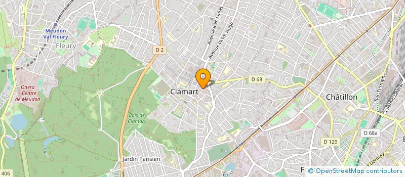 localisation de l'entreprise DELGADO COUVERTURE à CLAMART