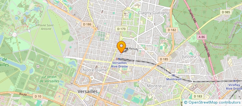 localisation de l'entreprise DELGADO GREGORY à VERSAILLES