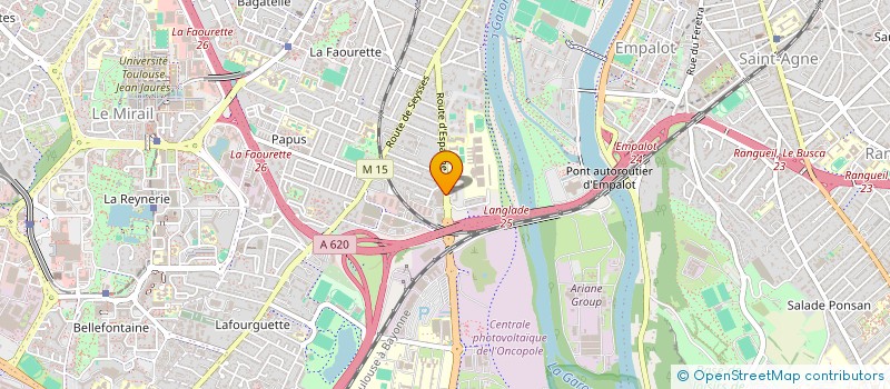 localisation de l'entreprise DELGE-EXPANSION à TOULOUSE