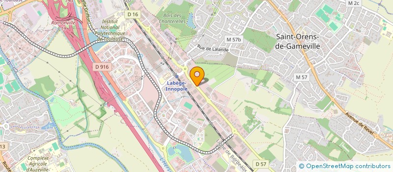 localisation de l'entreprise DELGUI  LABEGE