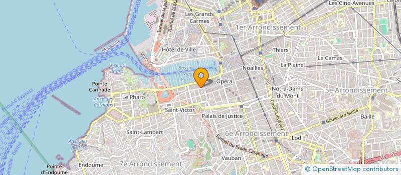 localisation de l'entreprise DELHAIR à MARSEILLE