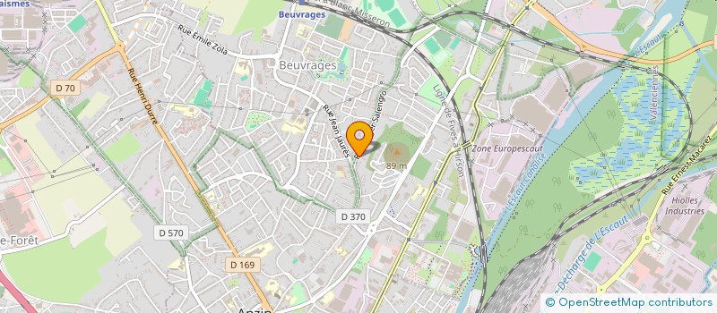 localisation de l'entreprise DELHAY ET DELHAYE à ANZIN