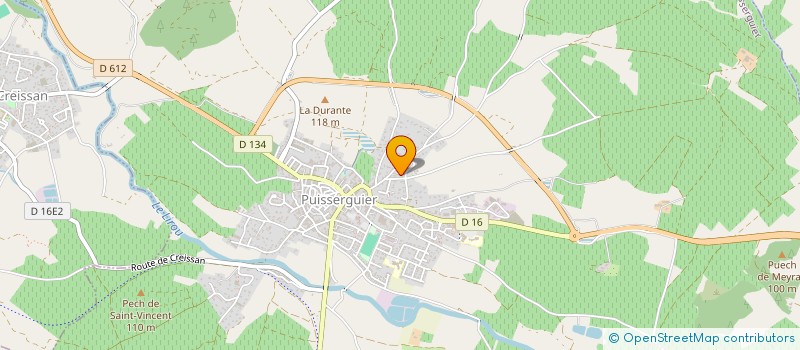 localisation de l'entreprise DELHAYE DE BEL AIR  PUISSERGUIER