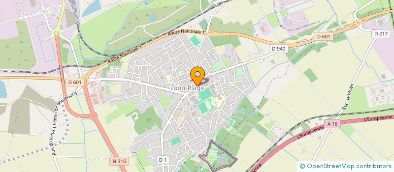 localisation de l'entreprise DELHAYE-DELANNOY  LOON-PLAGE