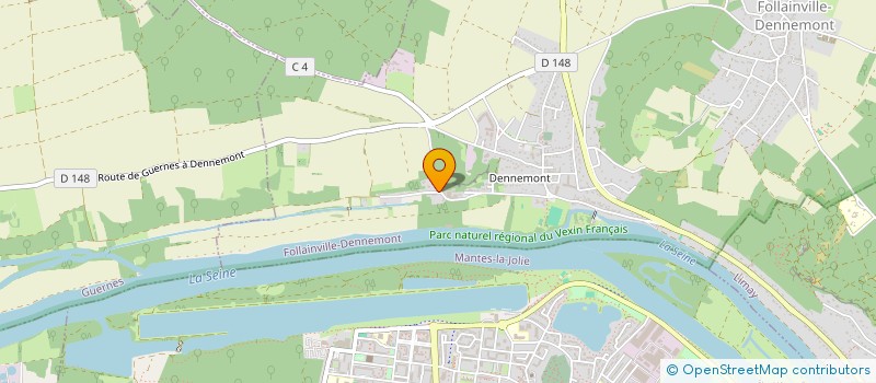 localisation de l'entreprise DELHAYE MOTOR SPORT  FOLLAINVILLE-DENNEMONT