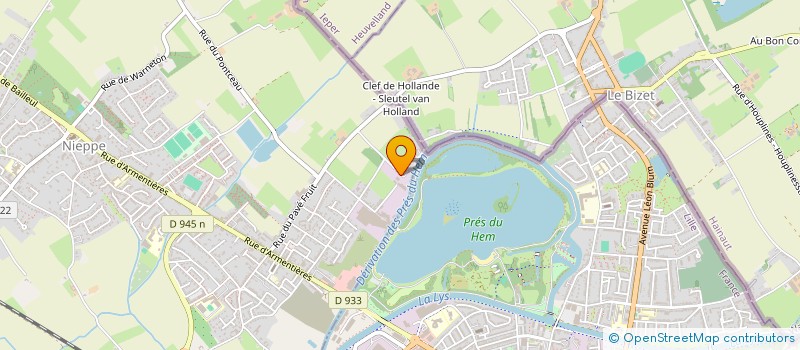 localisation de l'entreprise DELHEM à NIEPPE