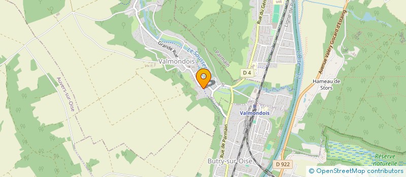 localisation de l'entreprise DELHEN  VALMONDOIS