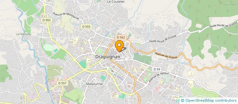 localisation de l'entreprise DELHIA ATTIRANCE  DRAGUIGNAN